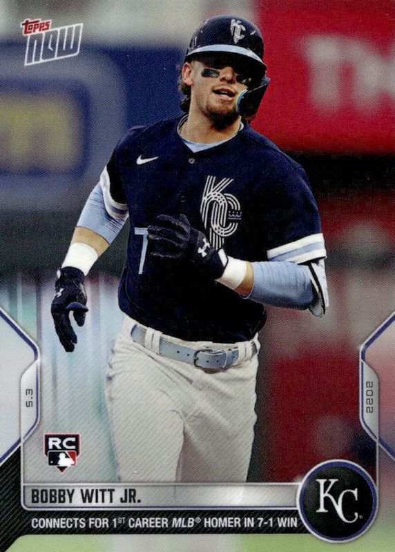 その他 PSA10 Topps Now Bobby Witt Jr Auto /49 Bobby Witt Jr. 2024 MLB TOPPS NOW 11/49 On Card Auto GAME
